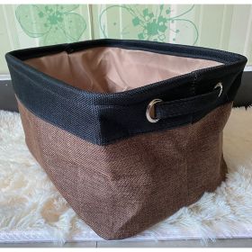 Dog Toy Basket (Option: Black coffee-1PCS)