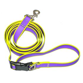 Six-in-one multi-functional hands-free multi-functional traction rope Hands-free design Adjustable straps/belt  Durable heavy-duty material Non-s (Color: Purple-yellow)